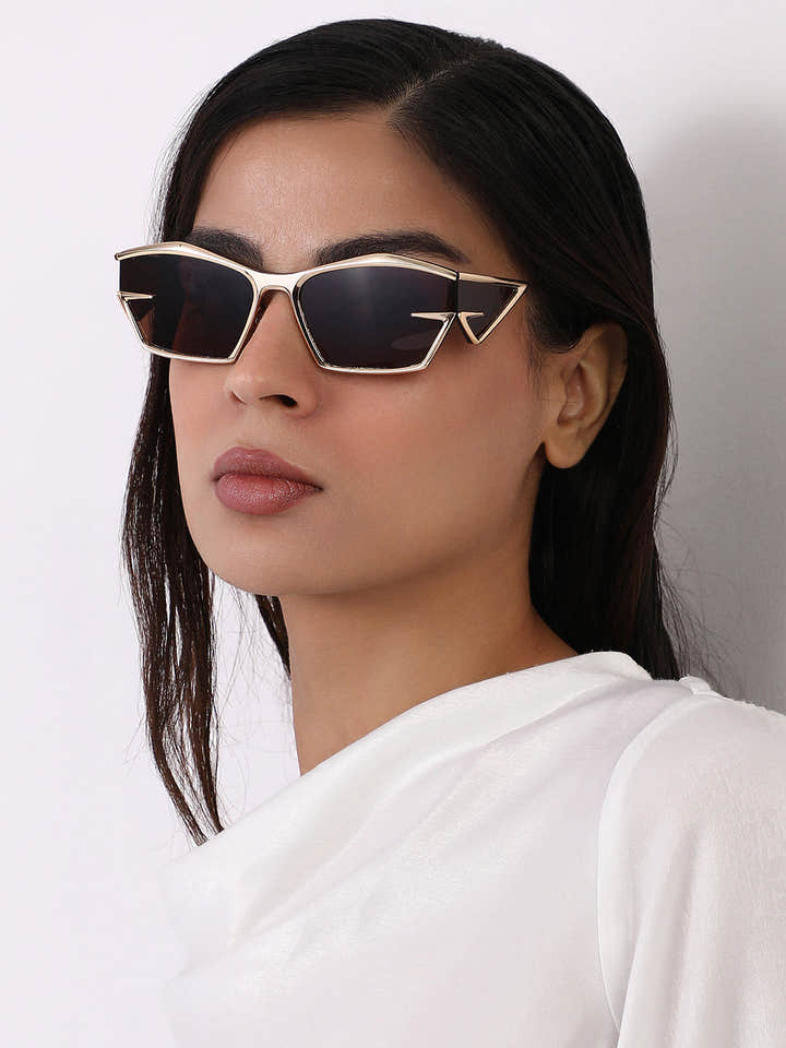 The Cyberlux Shield Sunglass - California Gold