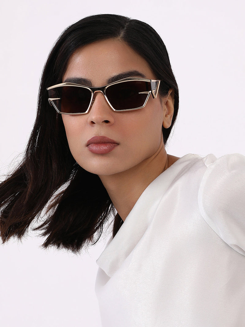 The Cyberlux Shield Sunglass - California Gold