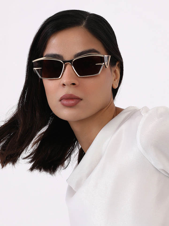 The Cyberlux Shield Sunglass - California Gold