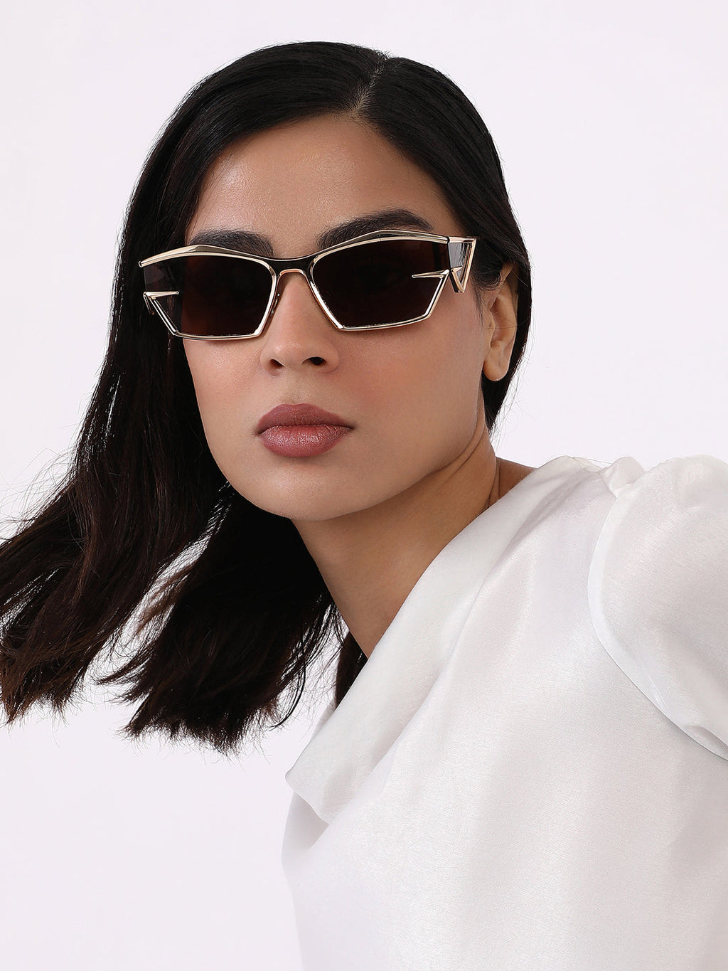 The Cyberlux Shield Sunglass - California Gold