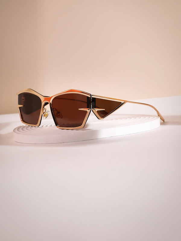 The Cyberlux Shield Sunglass - California Gold