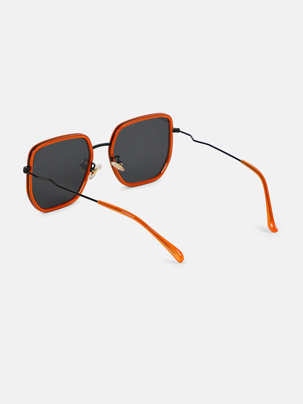 The Malibu Block Oversized Sunglass - Sienna Brown