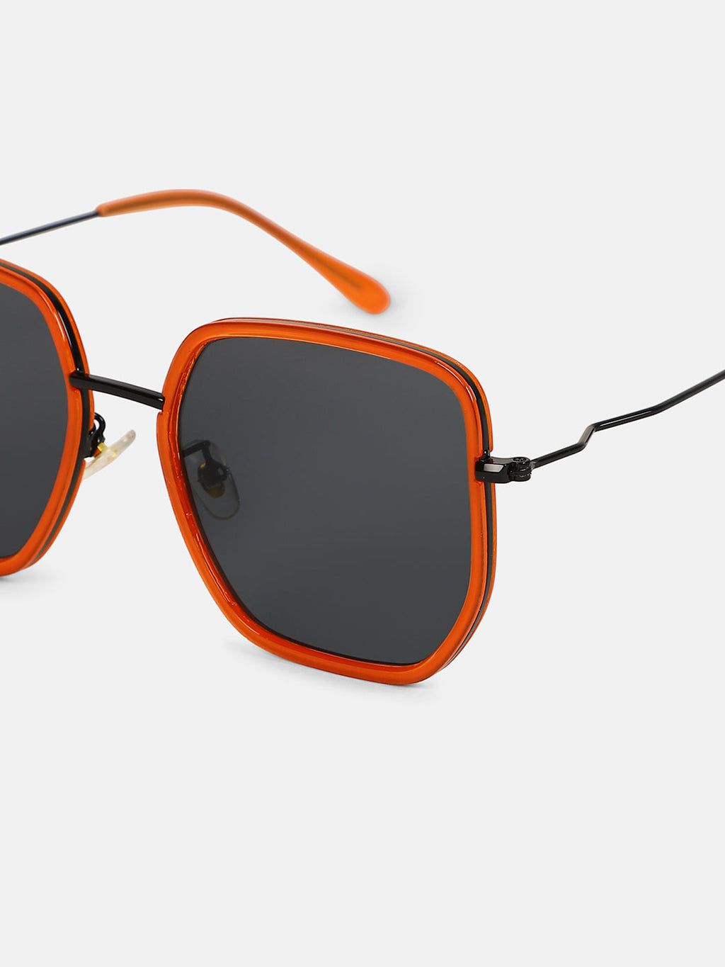 The Malibu Block Oversized Sunglass - Sienna Brown