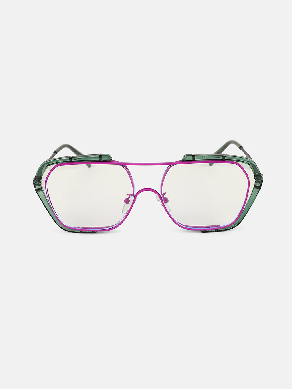 The Noir Oversized Sunglass - Electric Purple