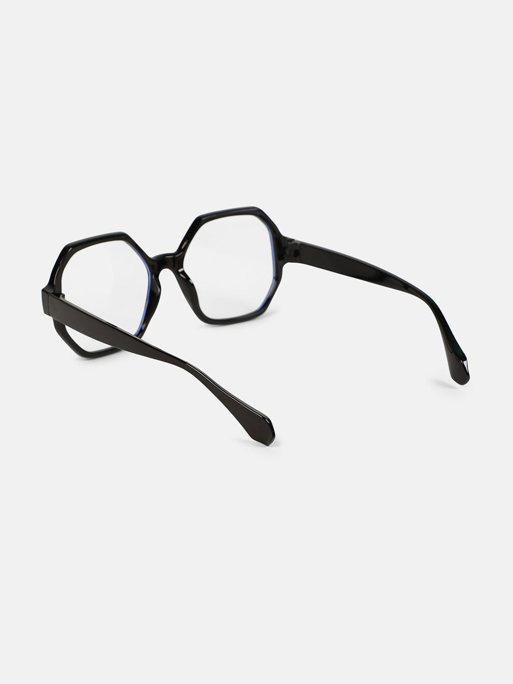 The Madame Geometric Sunglass - Onyx Black
