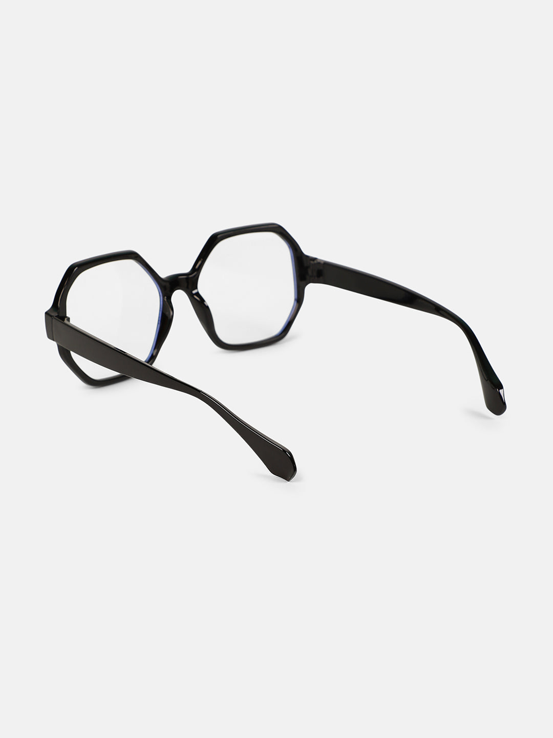 The Madame Geometric Sunglass - Onyx Black