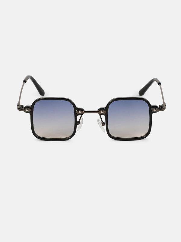 The Circuscore Gradient Square Sunglass - Onyx Black