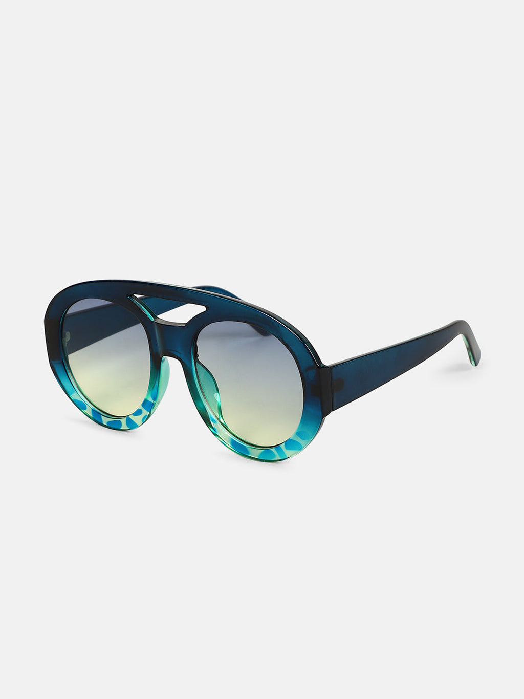 The Bobby Shield Sunglass - Navy Blue