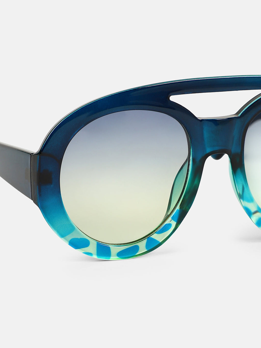 The Bobby Shield Sunglass - Navy Blue
