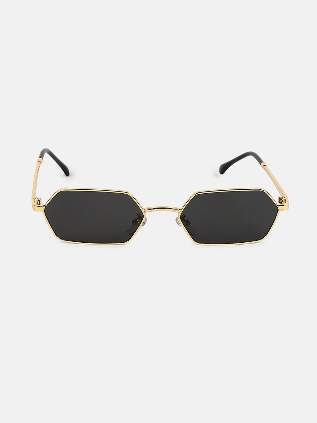 The Bash Geometric Sunglass - Midnight Black