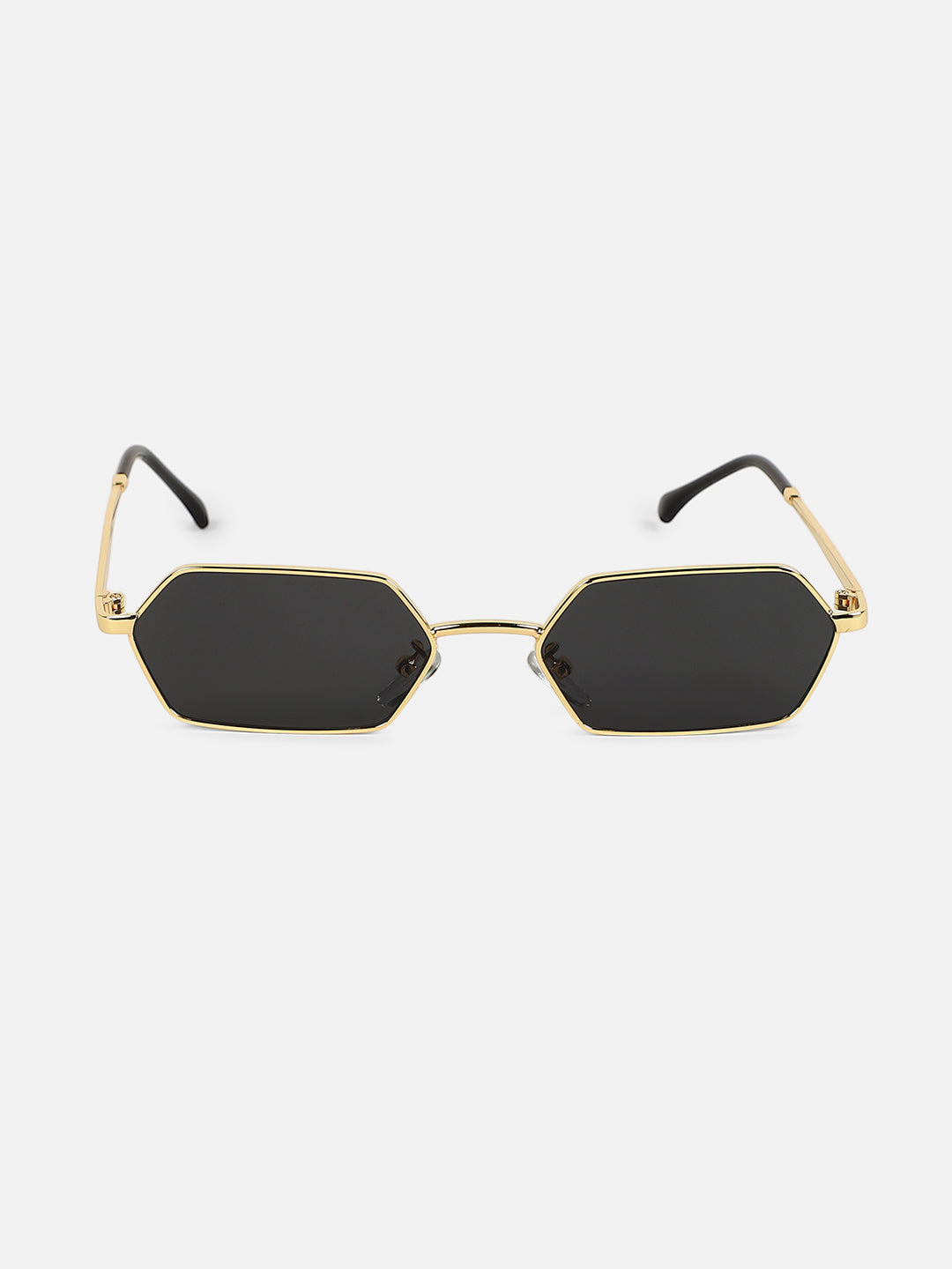 The Bash Geometric Sunglass - Midnight Black