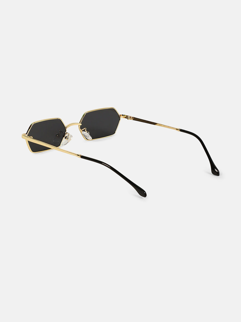 The Bash Geometric Sunglass - Midnight Black