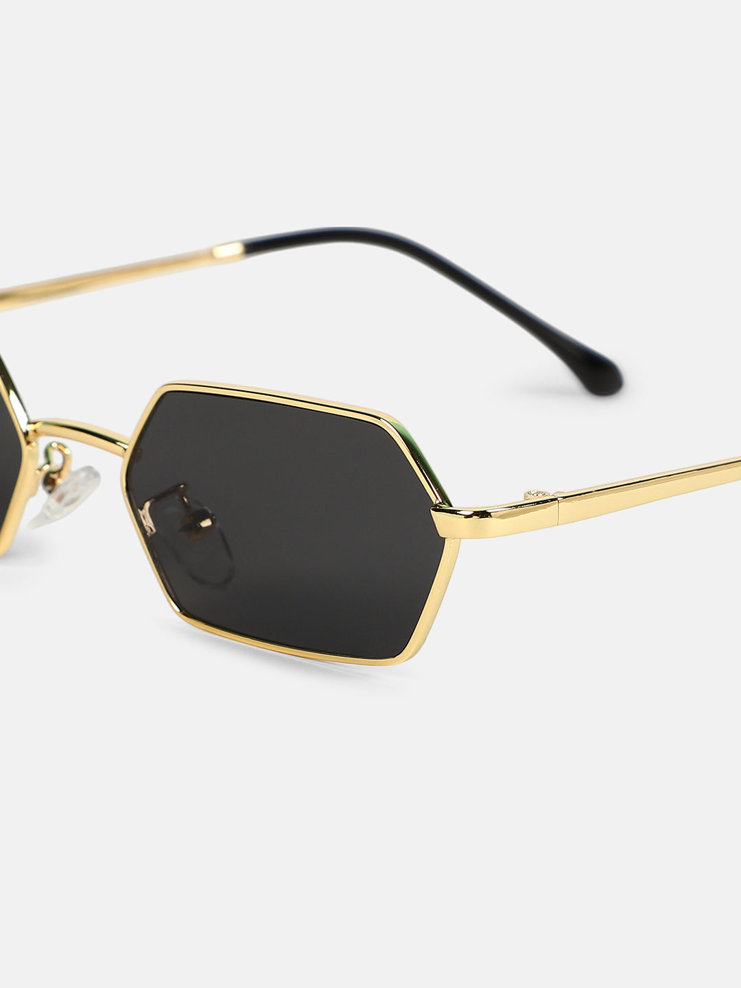 The Bash Geometric Sunglass - Midnight Black