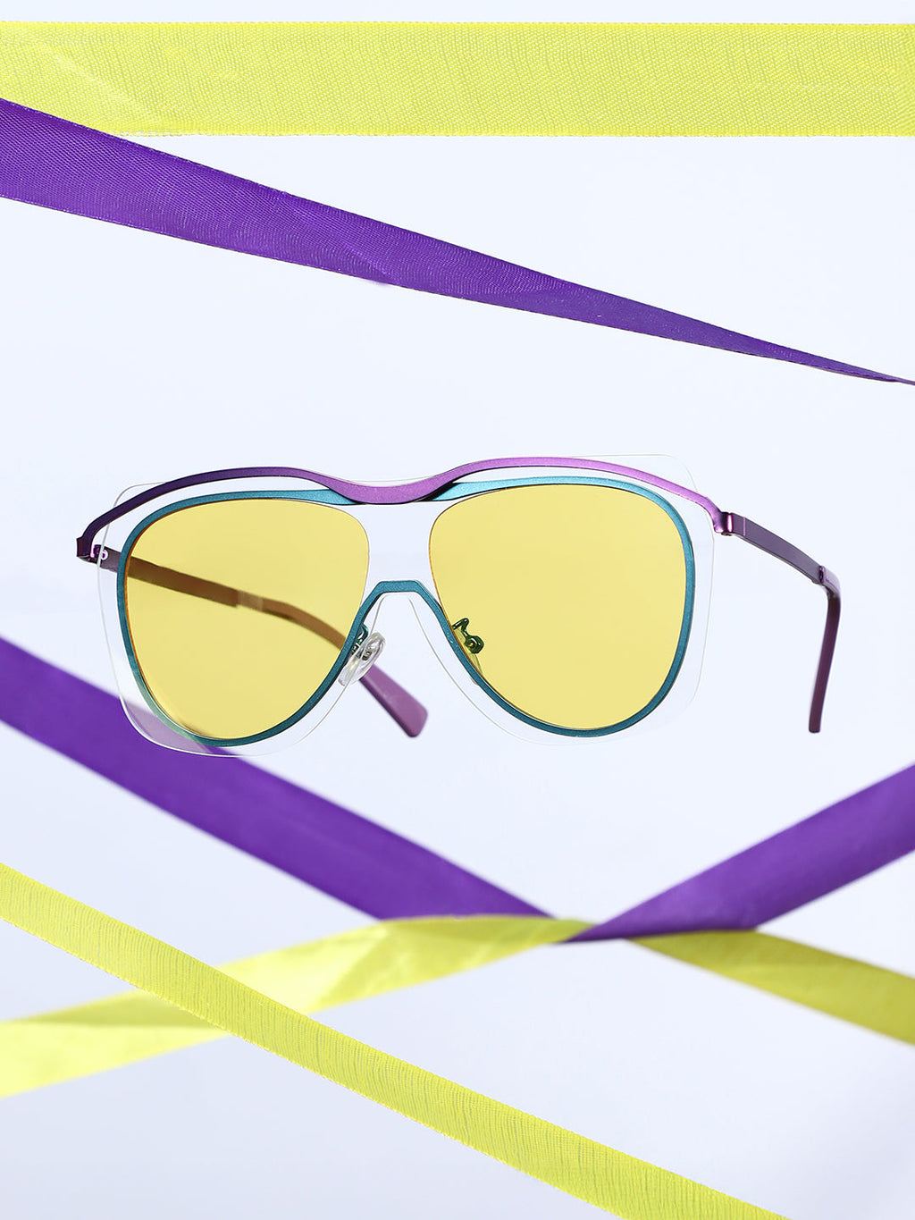 The RaveBlock Aviator Sunglass - Violet Purple