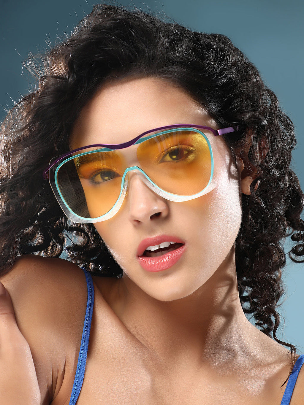The RaveBlock Aviator Sunglass - Violet Purple