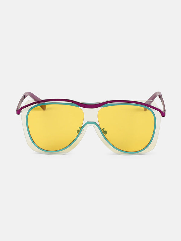 The RaveBlock Aviator Sunglass - Violet Purple