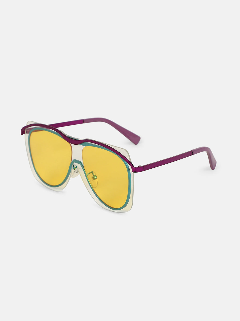 The RaveBlock Aviator Sunglass - Violet Purple