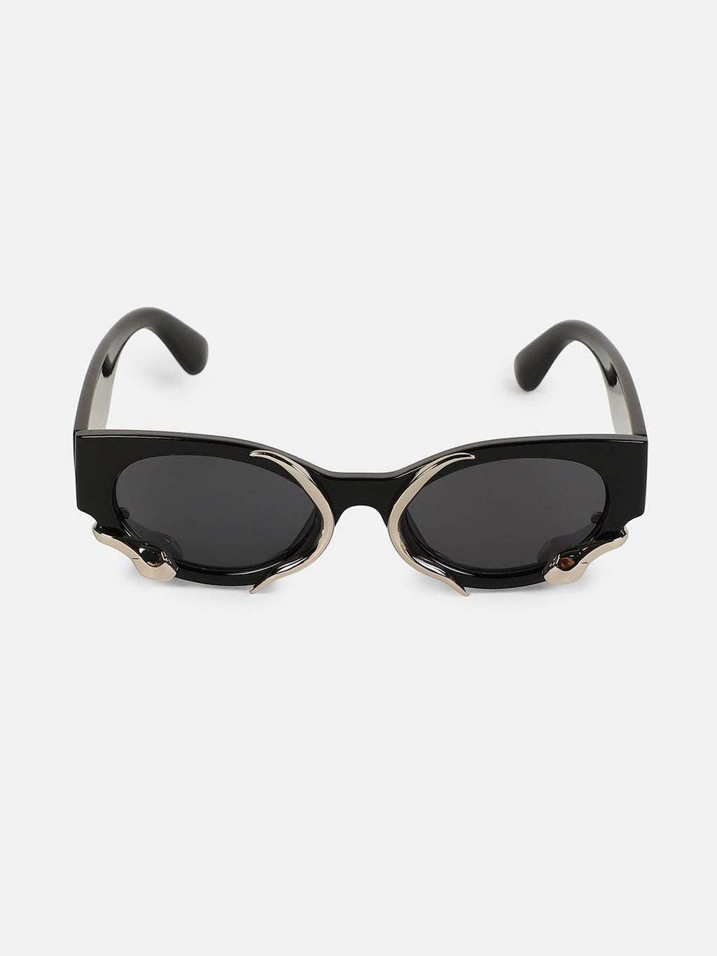 The Viperis Oval Sunglasses - Onyx Black