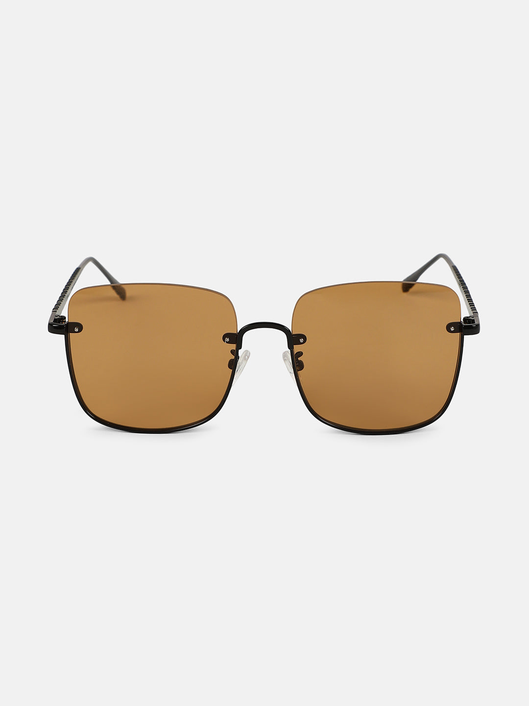 The Twisted-Highway Oversized Sunglass - Onyx Black