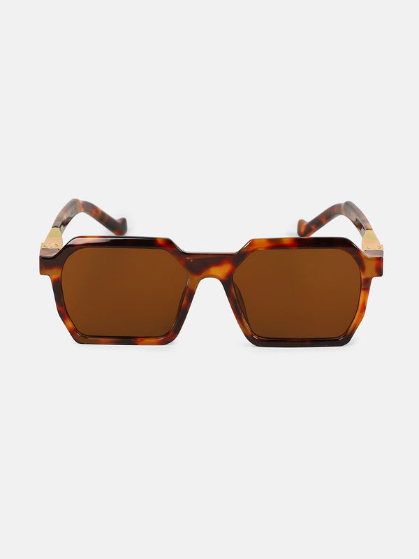 The Urban Tortoiseshell Wayfarer Sunglass - Coffee Brown