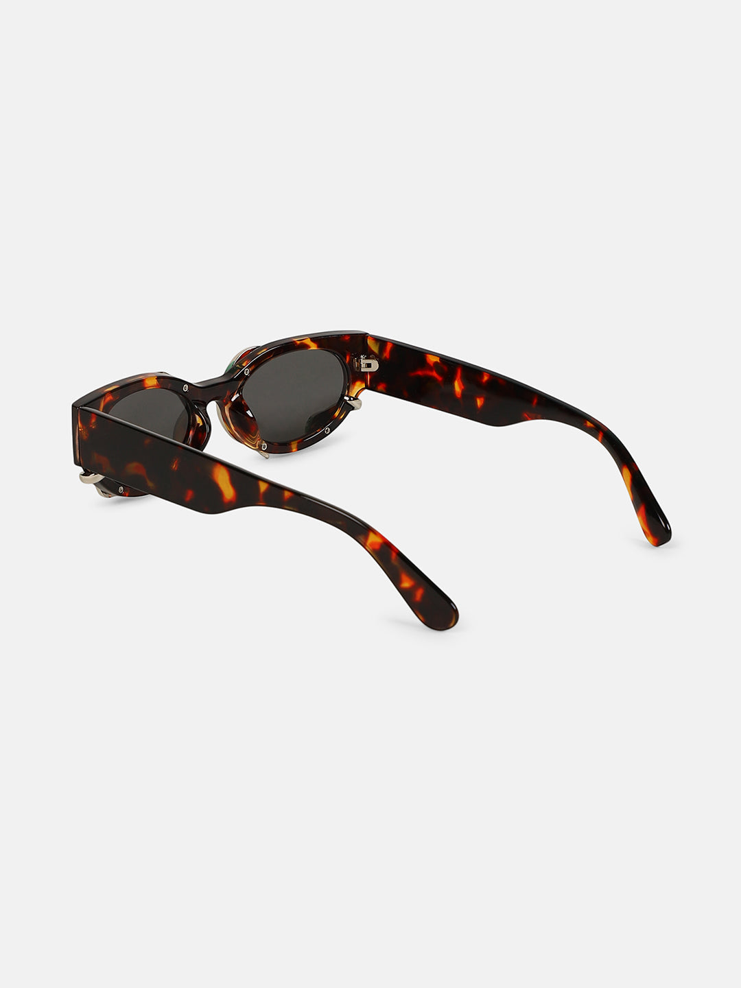 The Viperis Oval Sunglasses - Coffee Brown