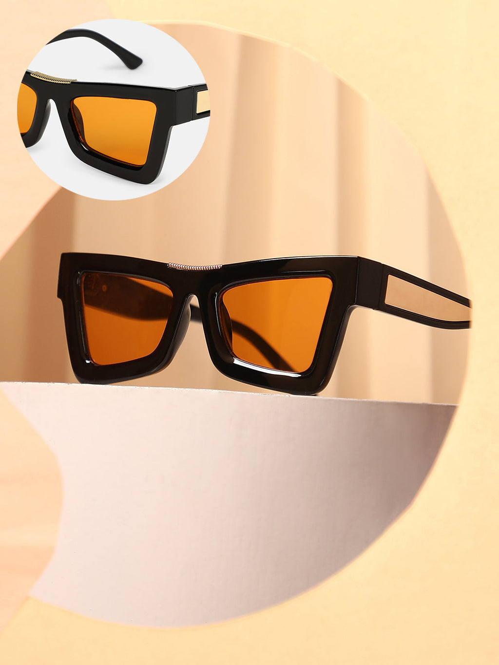 The Broadway Cateye Sunglass - Onyx Black