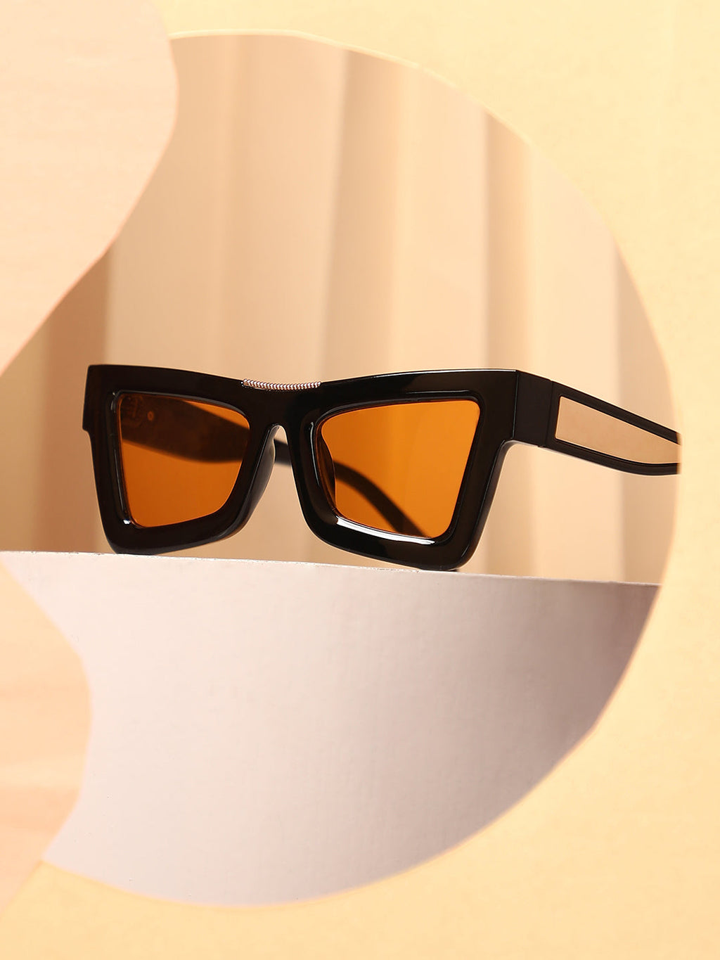 The Broadway Cateye Sunglass - Onyx Black