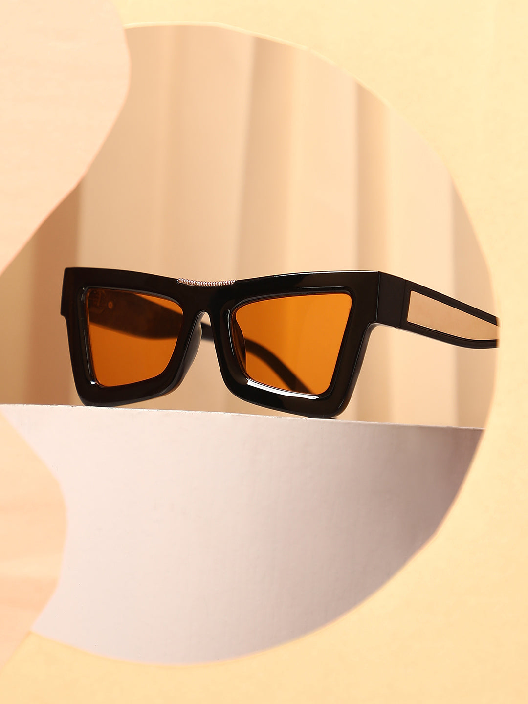 The Broadway Cateye Sunglass - Onyx Black