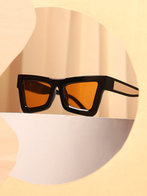 The Broadway Cateye Sunglass - Onyx Black