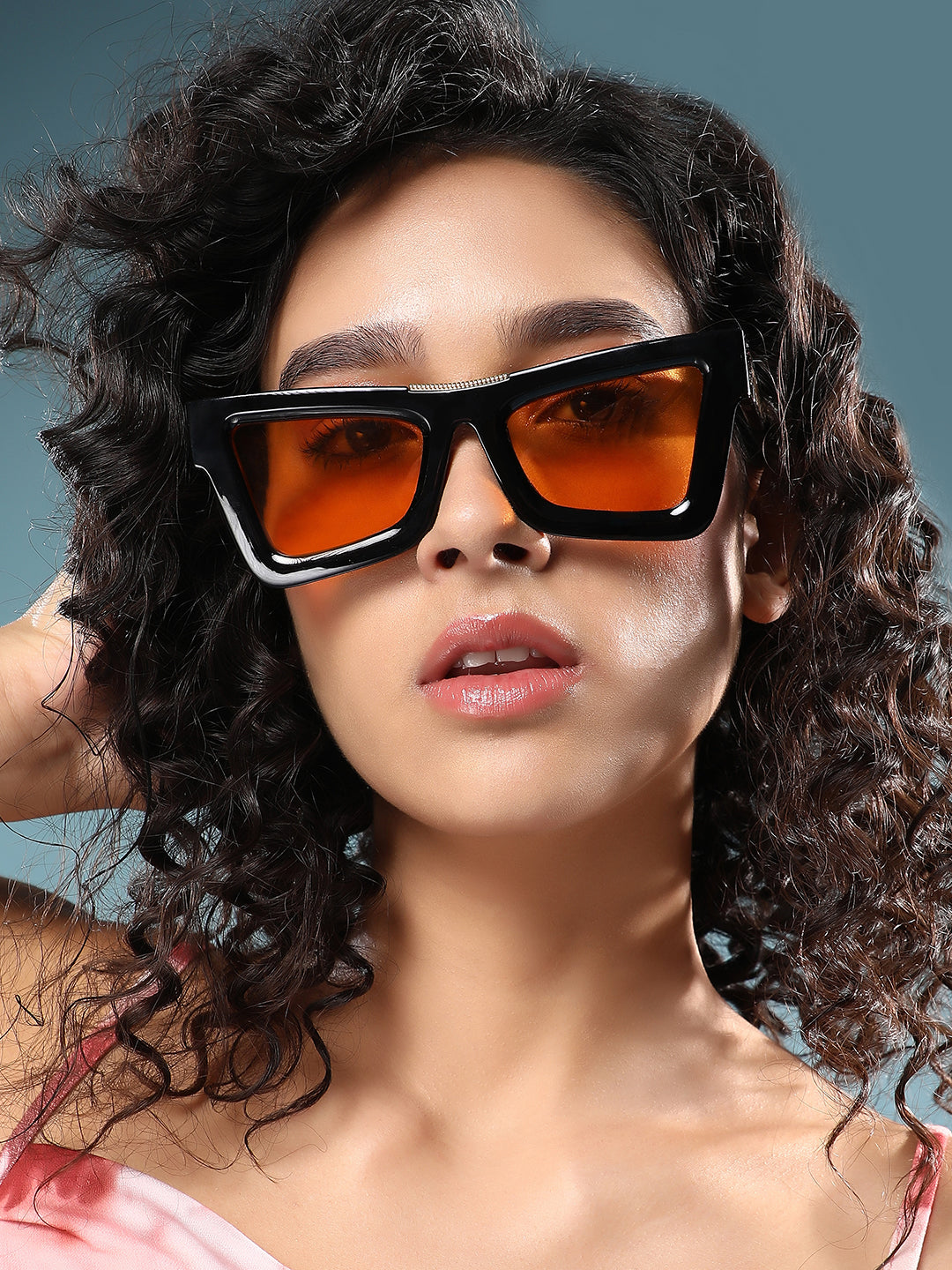 The Broadway Cateye Sunglass - Onyx Black