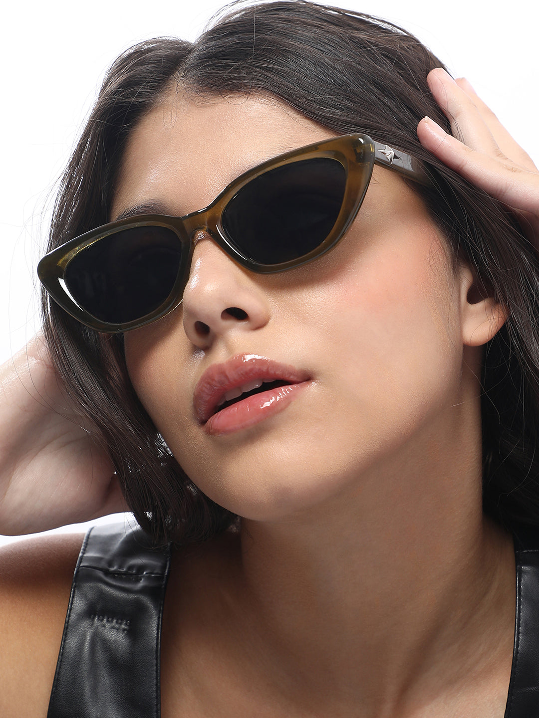 The Celeste Cateye Sunglass - Sacramento Green