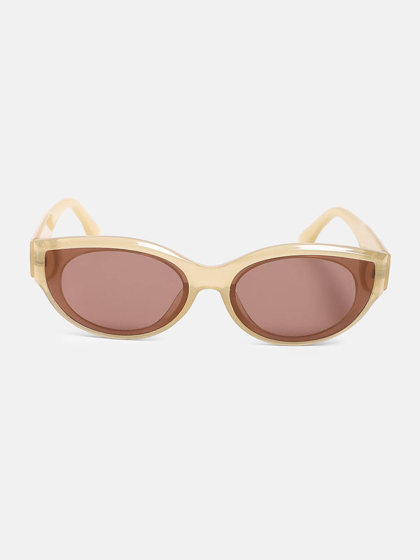 The Lemonade Cateye Sunglass - Pale Yellow