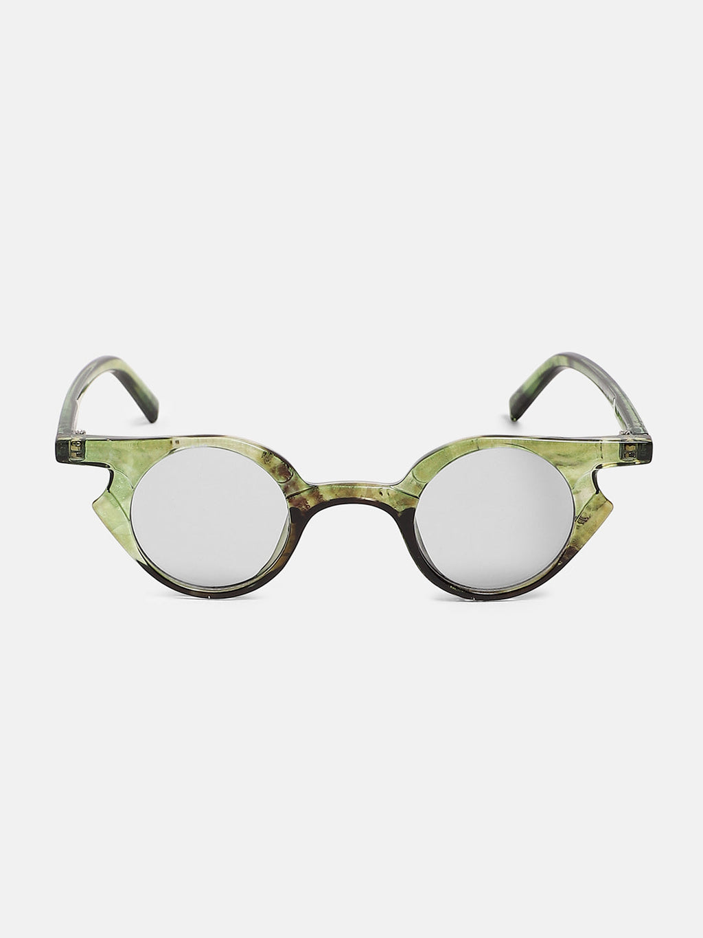 The Carnival Round Sunglass - Army Green
