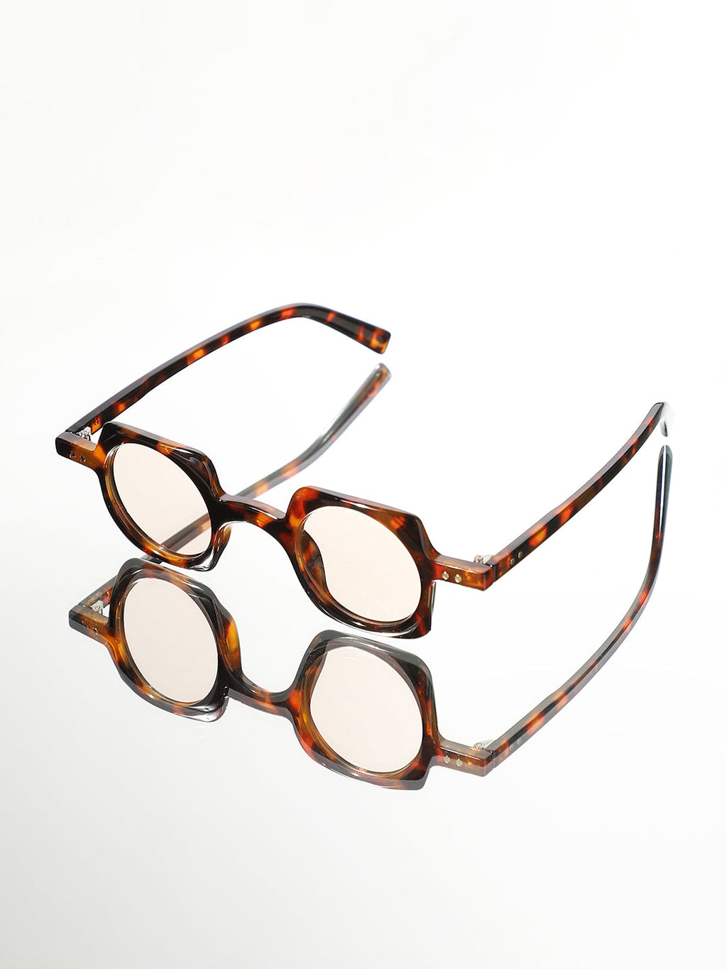 The Carnival Square Sunglass - Coffee Brown