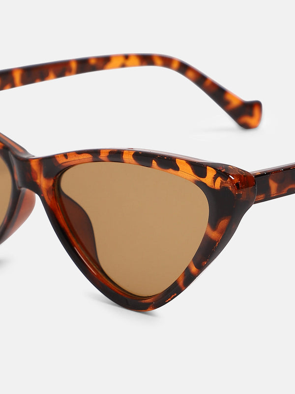 The Braganza Cateye Sunglass - Coffee Brown