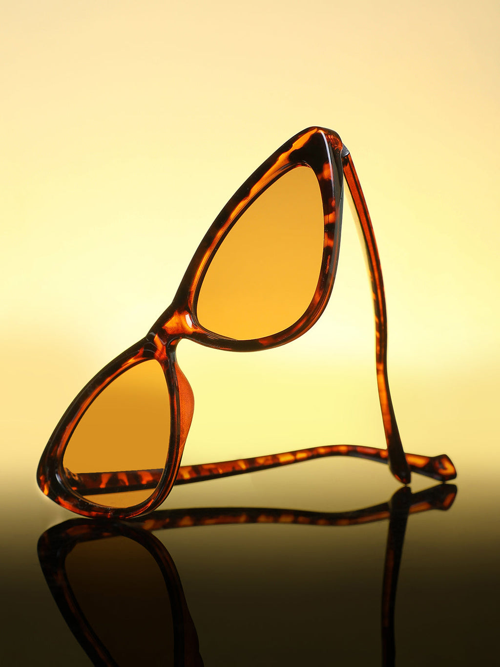 The Braganza Cateye Sunglass - Coffee Brown