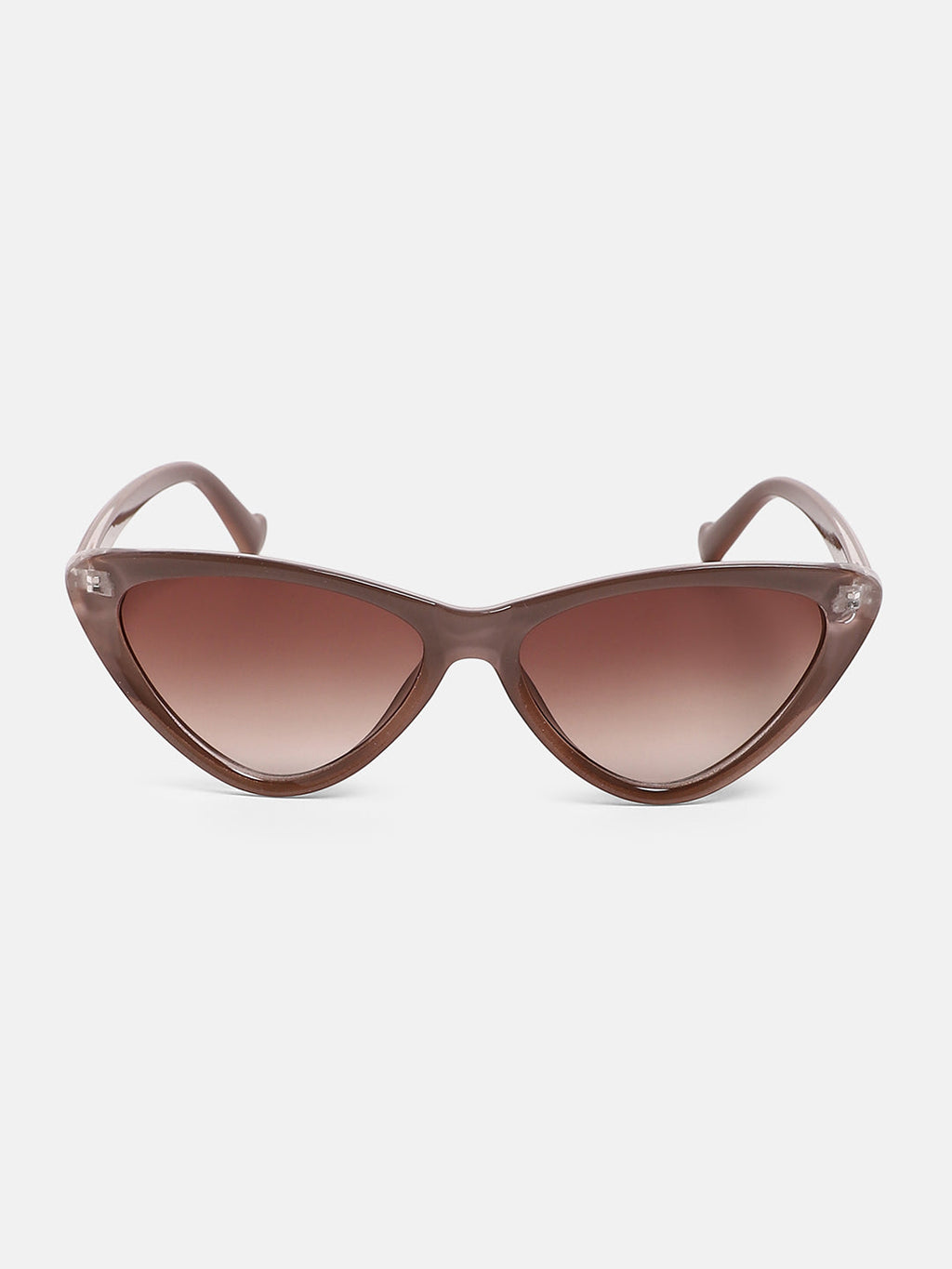 The Braganza Cateye Sunglass - Mocha Brown