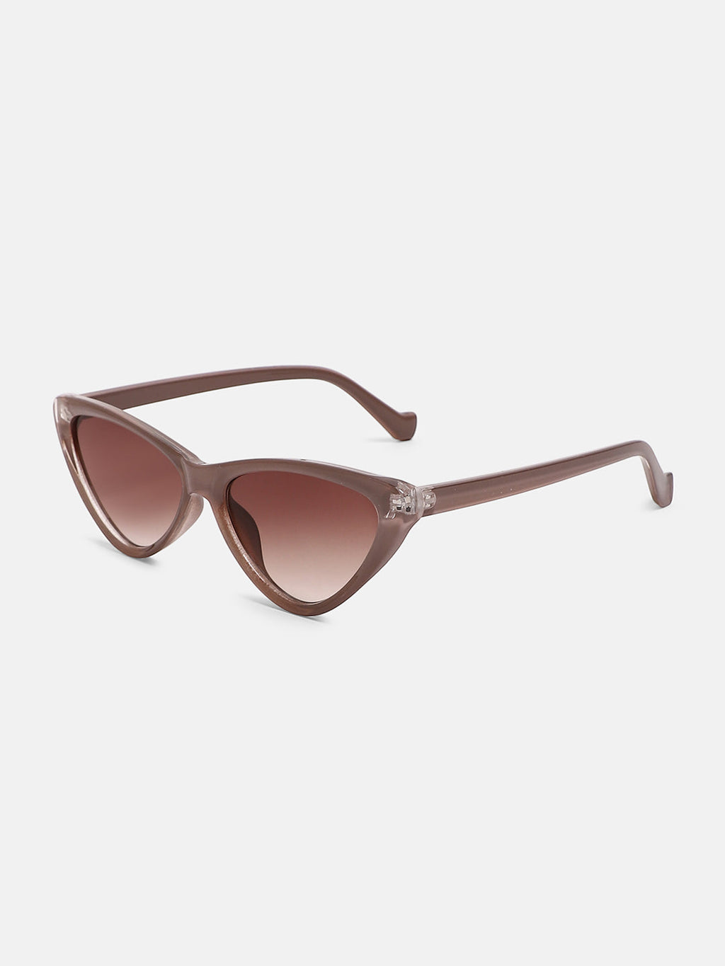 The Braganza Cateye Sunglass - Mocha Brown