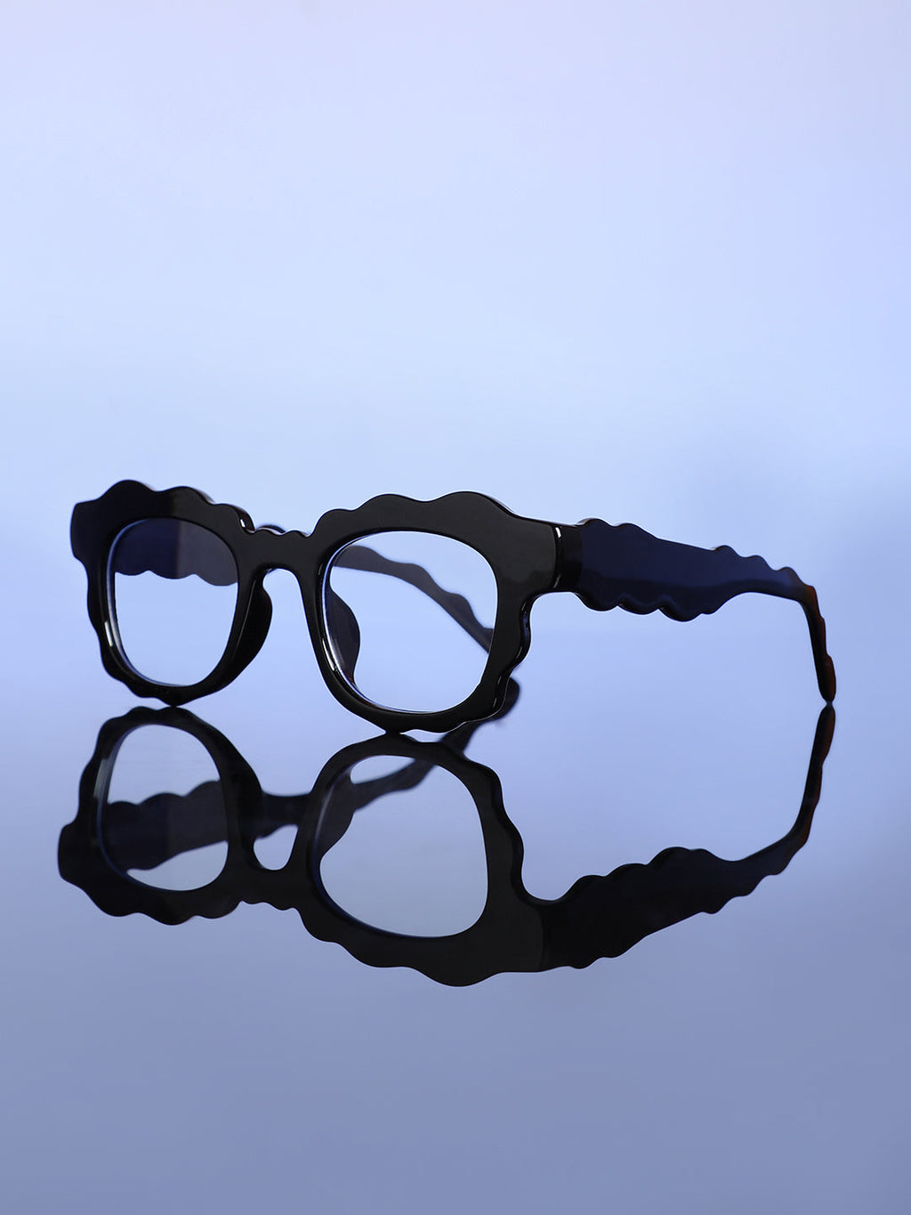 The Cloud Wayfarer Sunglass - Onyx Black