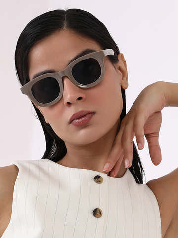 The Gregory Wayfarer Sunglass - Taupe Brown
