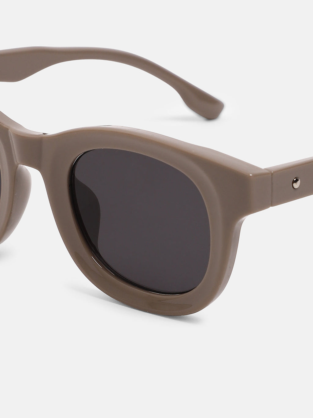 The Gregory Wayfarer Sunglass - Taupe Brown