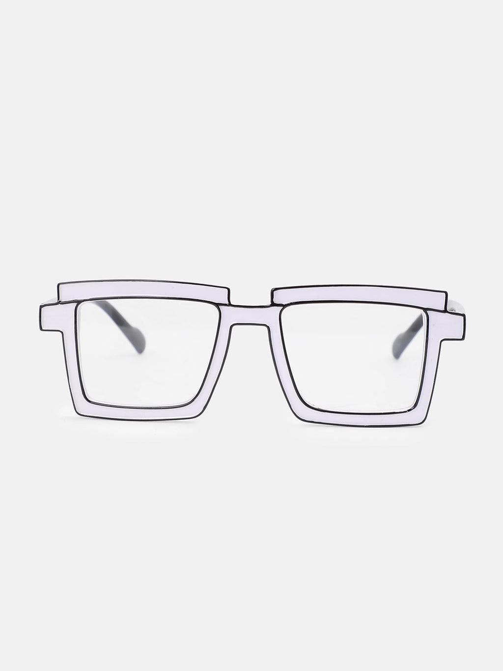 The Animated Wayfarer Sunglass - Chalk White