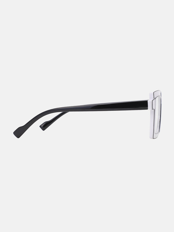 The Animated Wayfarer Sunglass - Chalk White