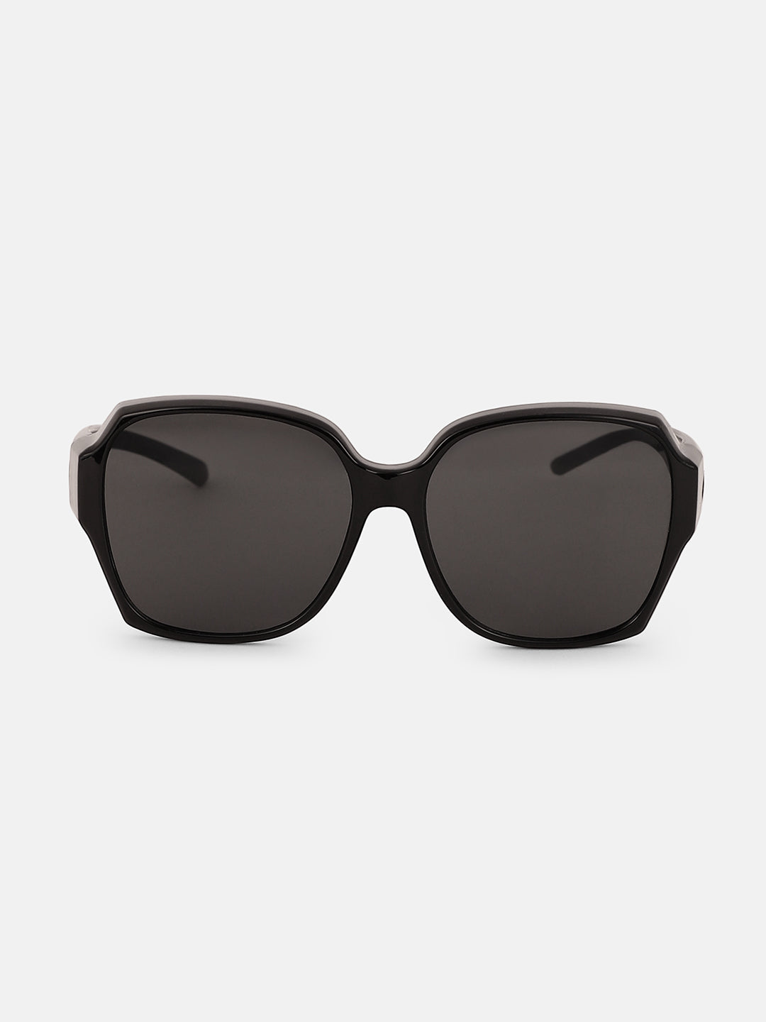 The Layover Oversized Sunglass - Onyx Black