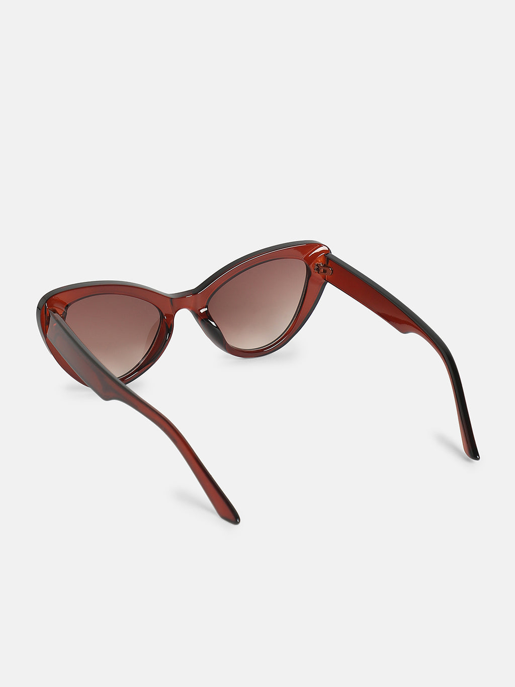 The Diva Cat Eye Sunglass-Ruby Red