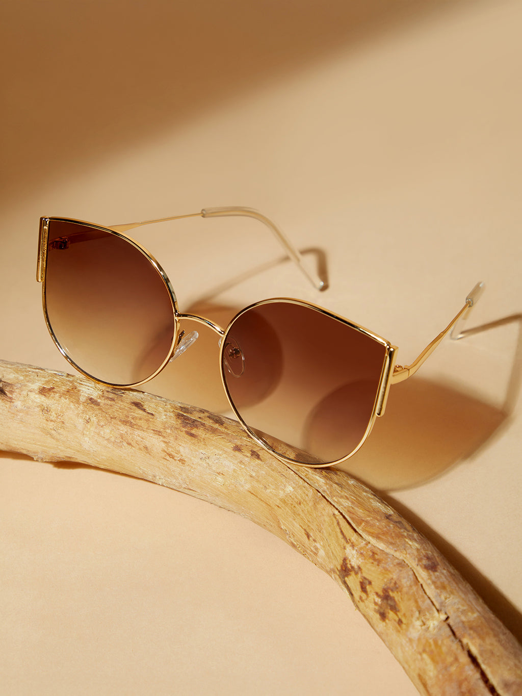 The Classic Aviator Sunglass-Gold Brown
