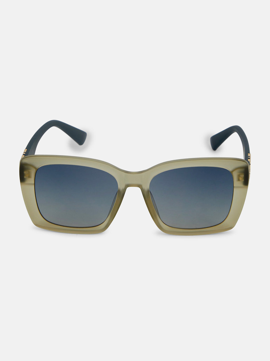 The Atlas Square Sunglass - Champagne Gold