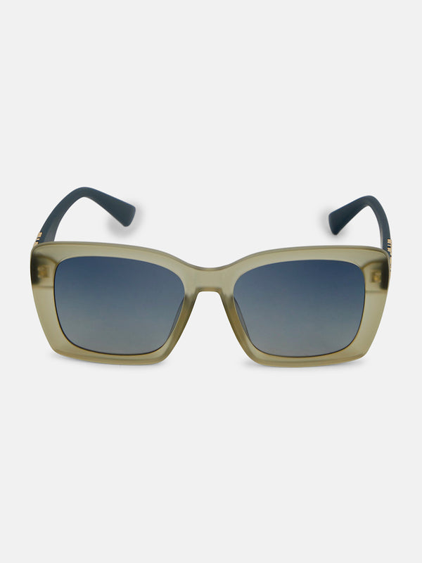 The Atlas Square Sunglass - Champagne Gold