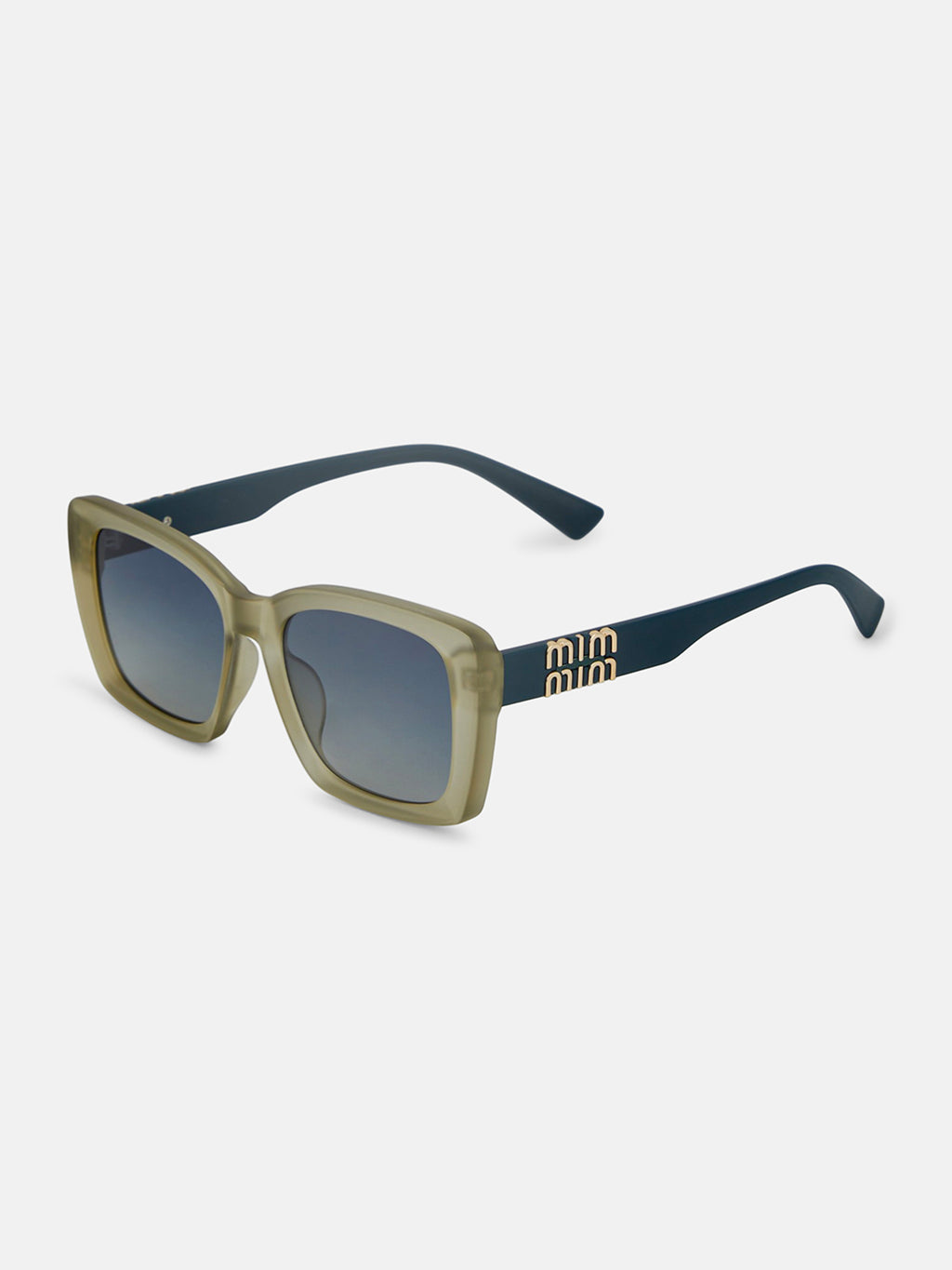 The Atlas Square Sunglass - Champagne Gold
