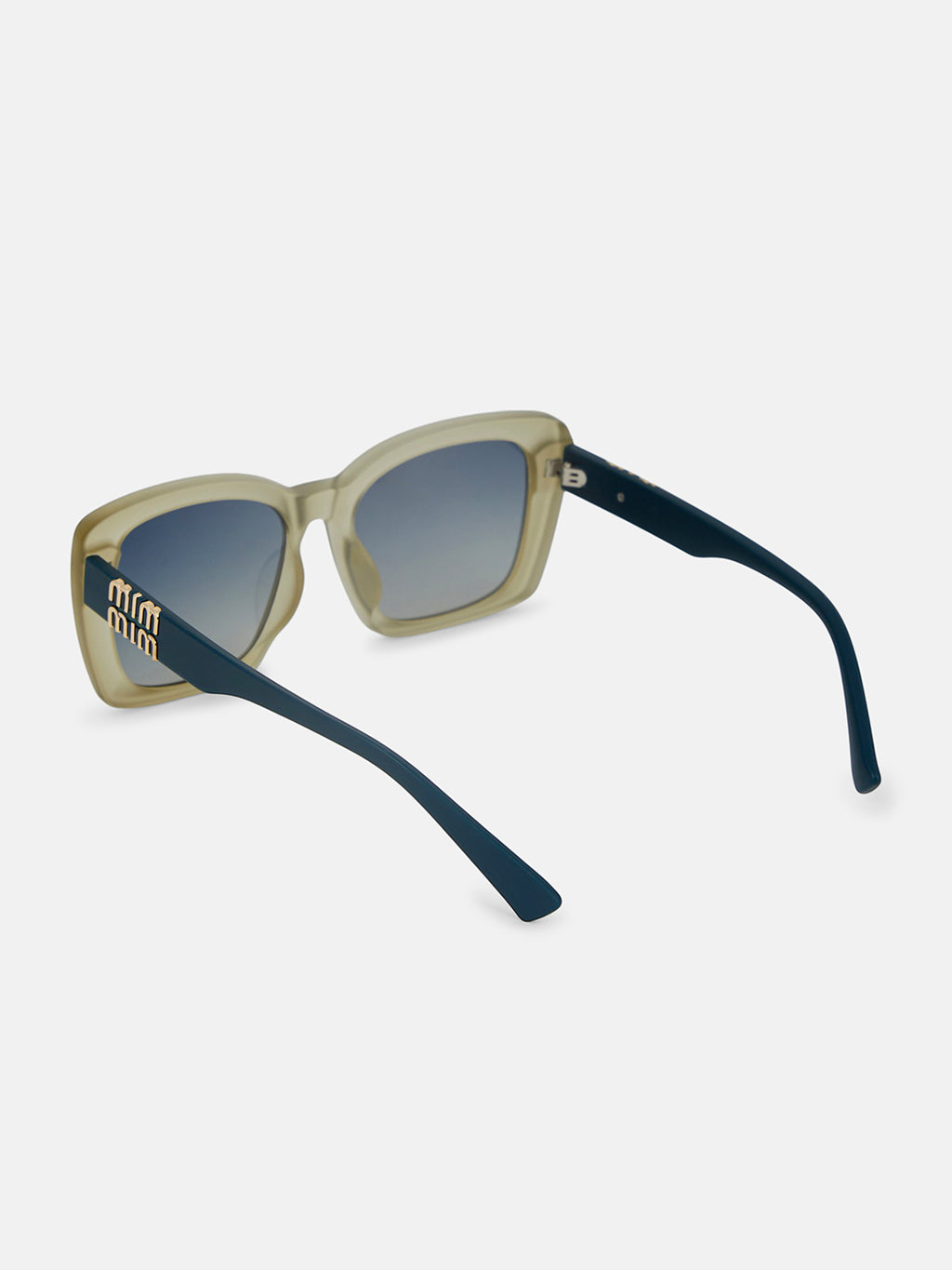 The Atlas Square Sunglass - Champagne Gold